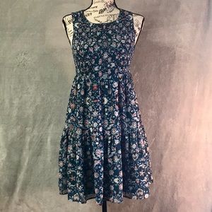 Princess Vera Wang Prussian Blue Fit & Flare Dress